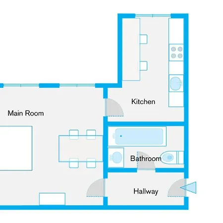 Appartement The Stralauer, 1 Bed Up To 2 People, Friedrichshain